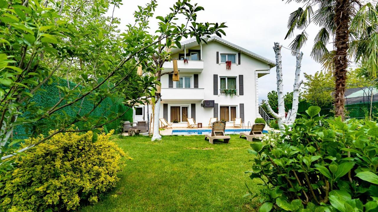 Villa Atlas Muhafazakar Havuzlu, Mustakil Genis Bahceli 萨潘贾 外观 照片