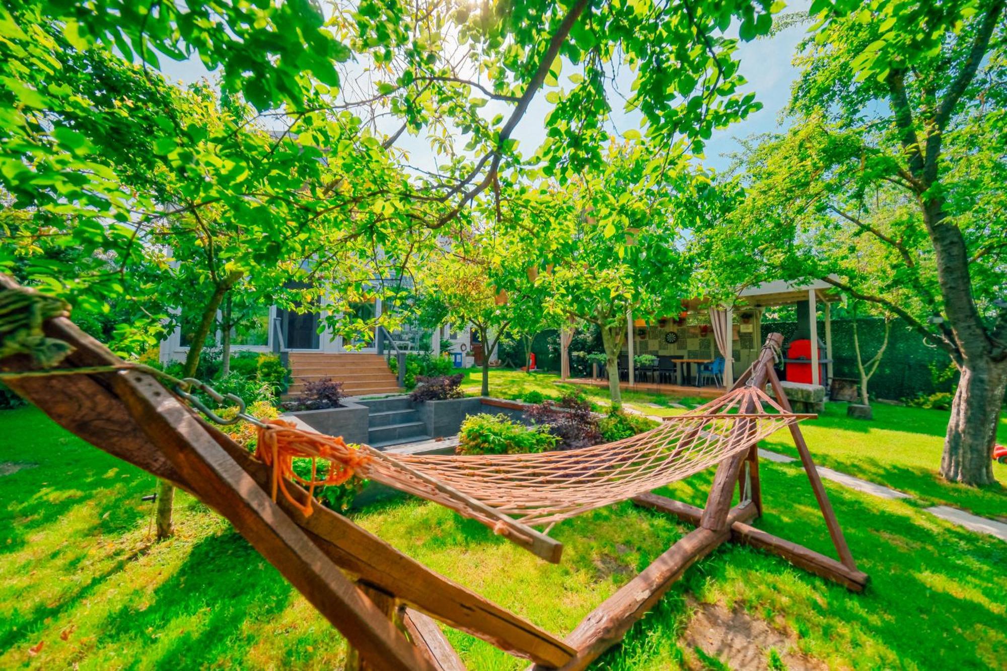 Villa Atlas Muhafazakar Havuzlu, Mustakil Genis Bahceli 萨潘贾 外观 照片