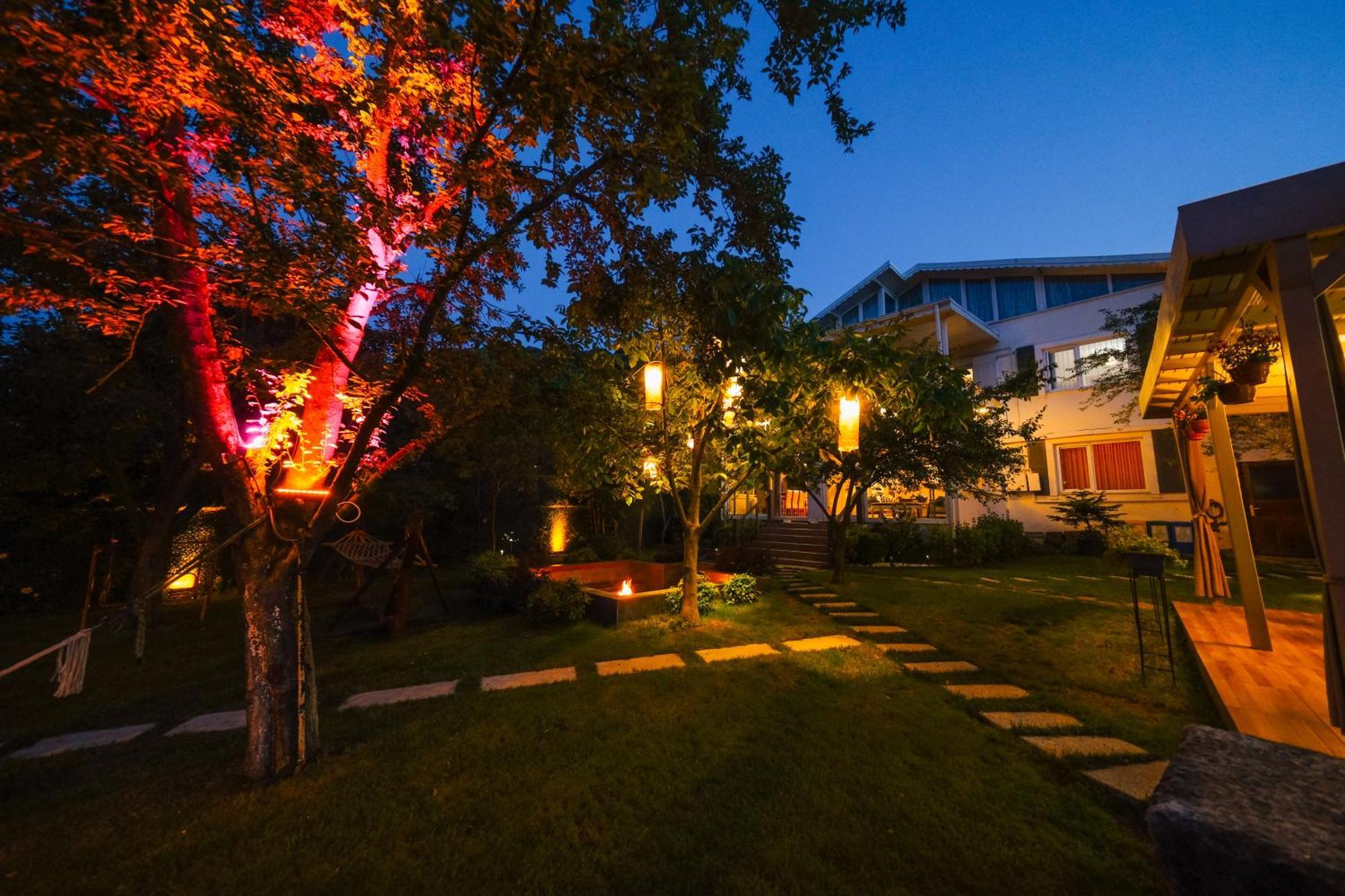 Villa Atlas Muhafazakar Havuzlu, Mustakil Genis Bahceli 萨潘贾 外观 照片